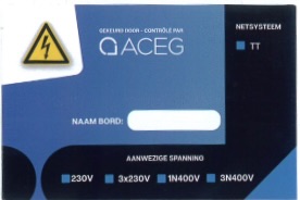 Bordsticker huishoudelijk NL (N/A)